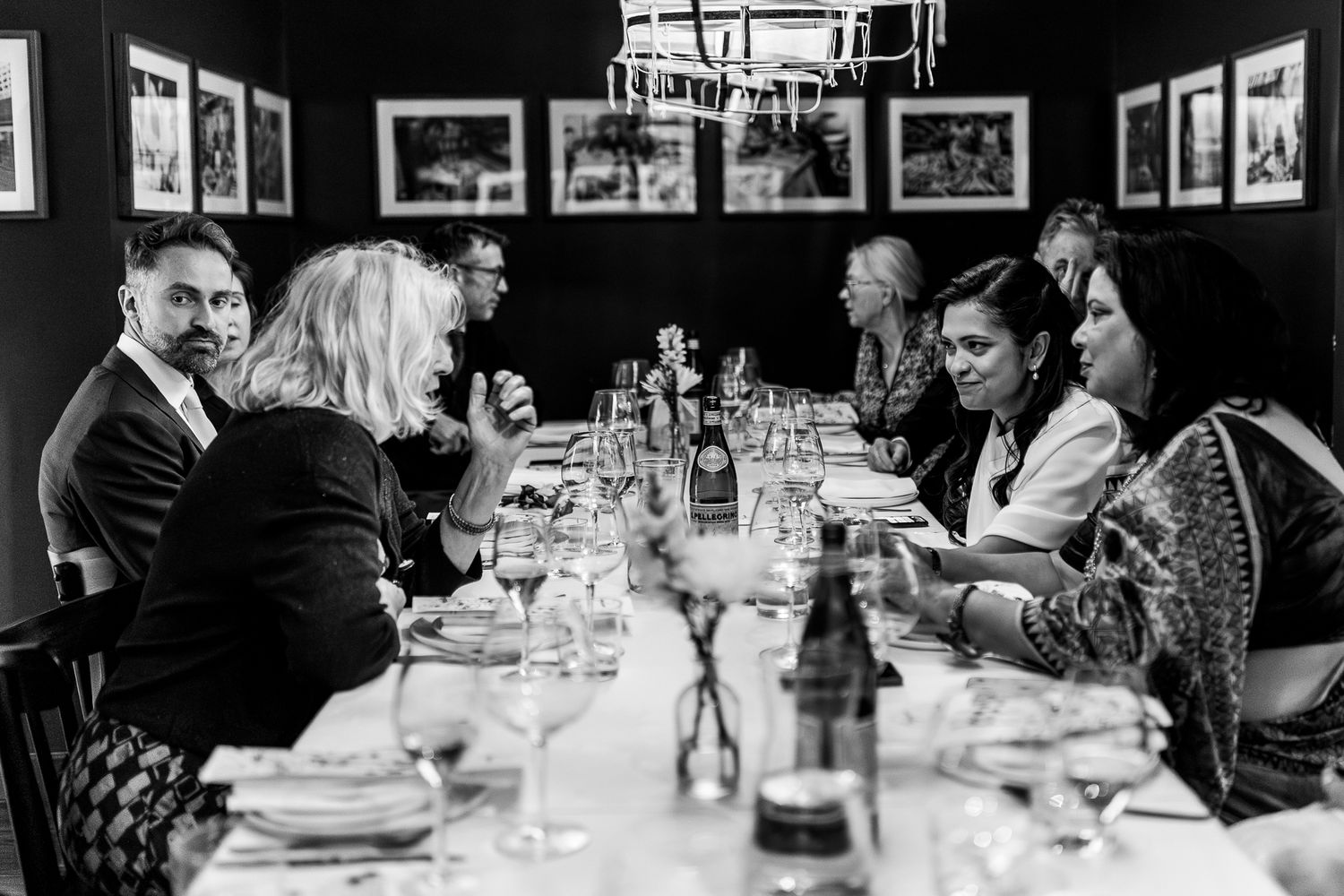 wedding reception at osteria Angelina spitalfields