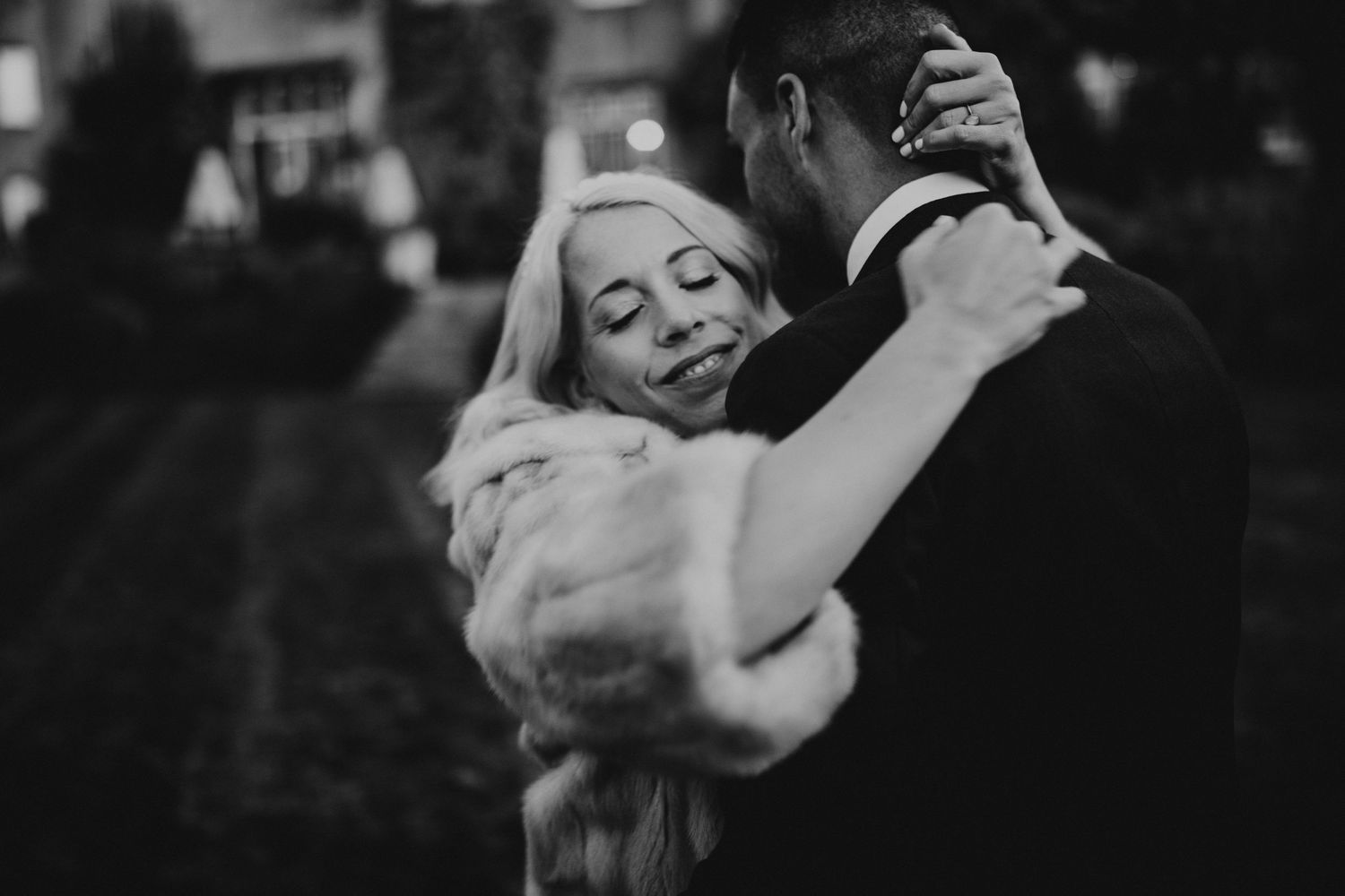 Romantic Wedding Couple Portraits in Bath . Sunrise Winter Elopement