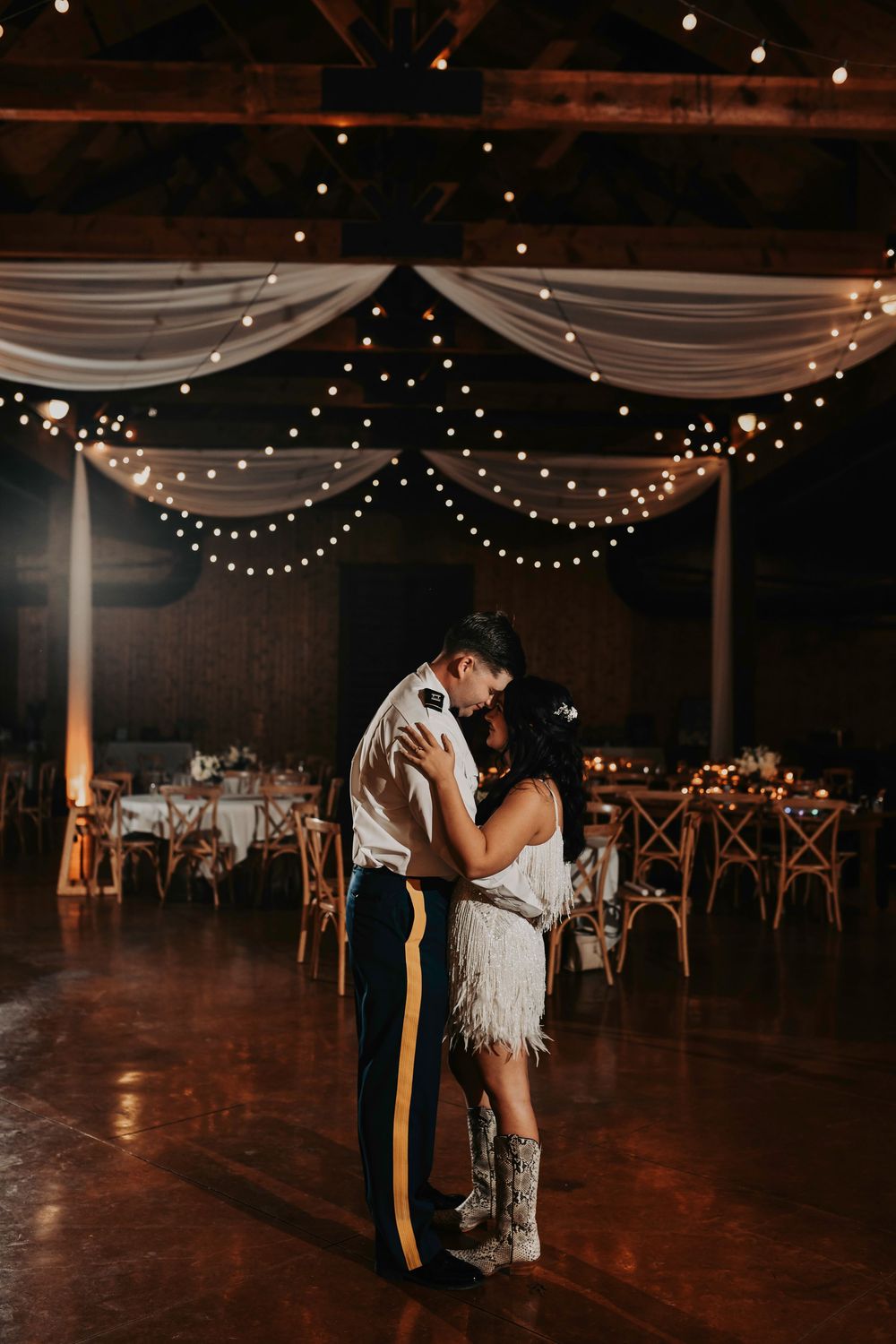 Editorial direct-flash shot of late-night dancing capturing fun, movement, and high energy.