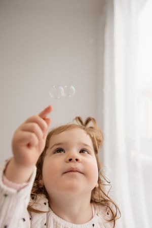 Milestone session with bubbles in Bishopdale Studio, Christchurch
