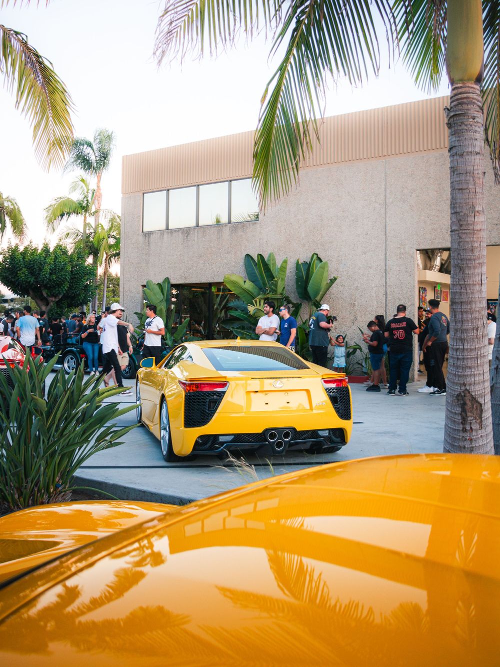 Yellow Lexus LFA