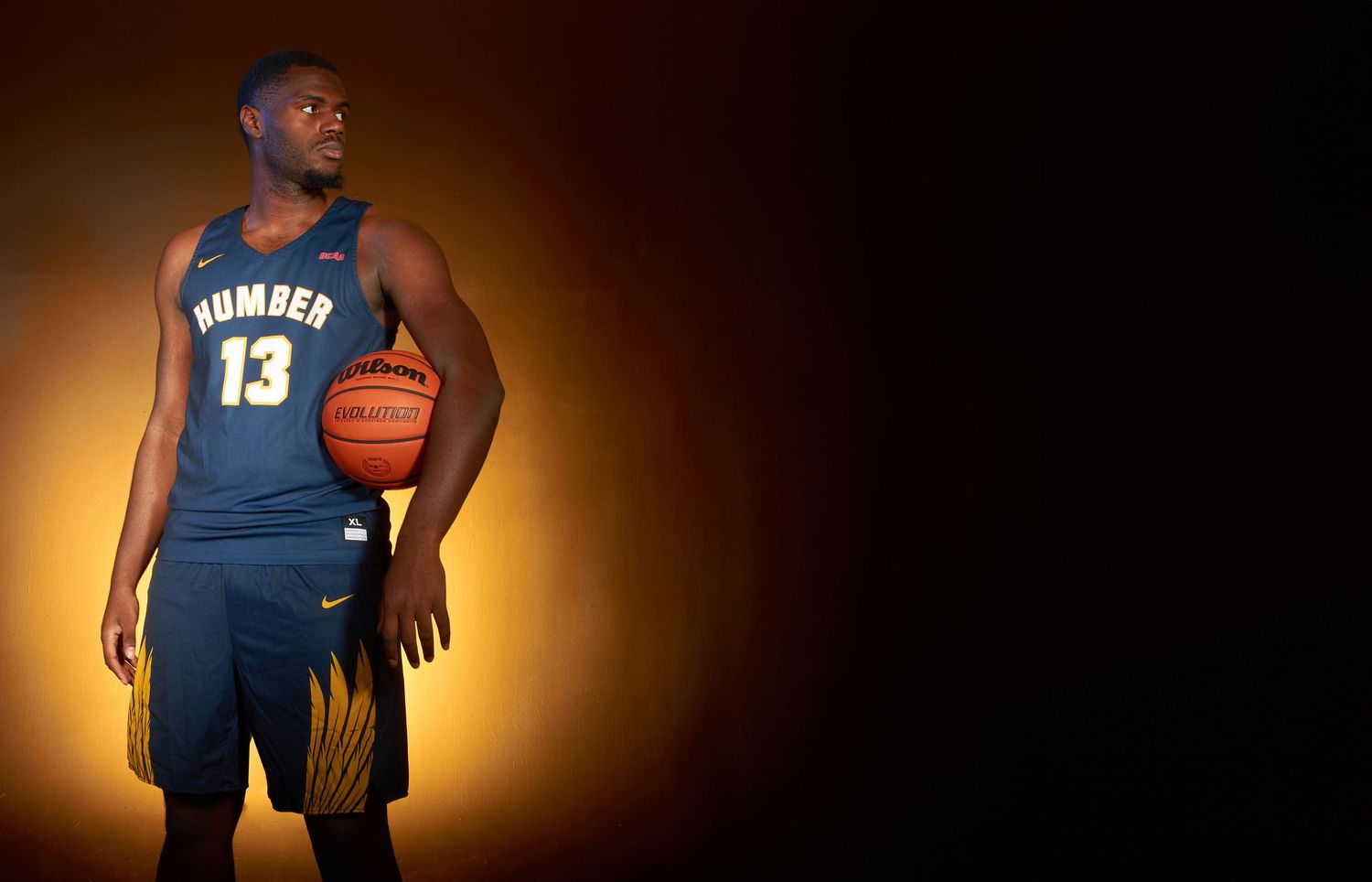 basketball captain humber hawks portrait