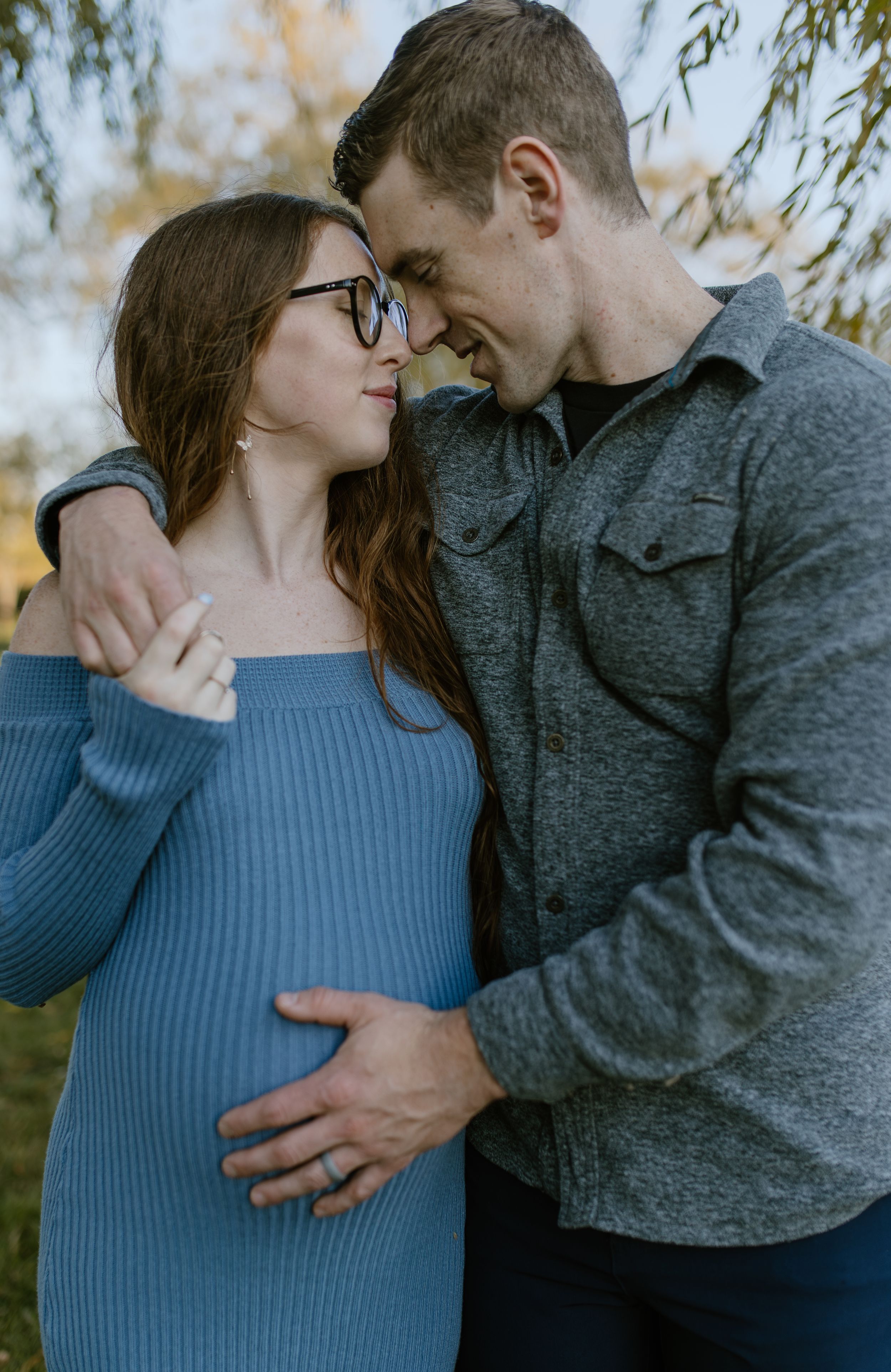 Sunset Maternity Session, Grand Pre Historical Site, Tangled Garden, Nova Scotia
