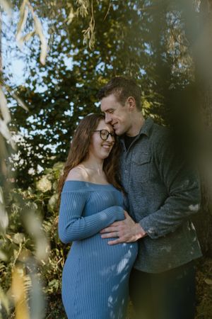 Sunset Maternity Session, Grand Pre Historical Site, Tangled Garden, Nova Scotia