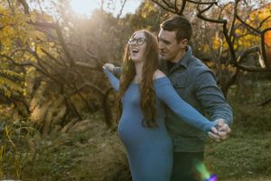 Maternity Session, Grand Pre Historical Site, Tangled Garden, Nova Scotia