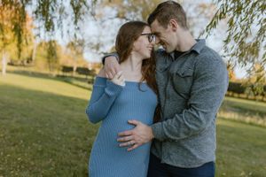 Maternity Session, Grand Pre Historical Site, Tangled Garden, Nova Scotia