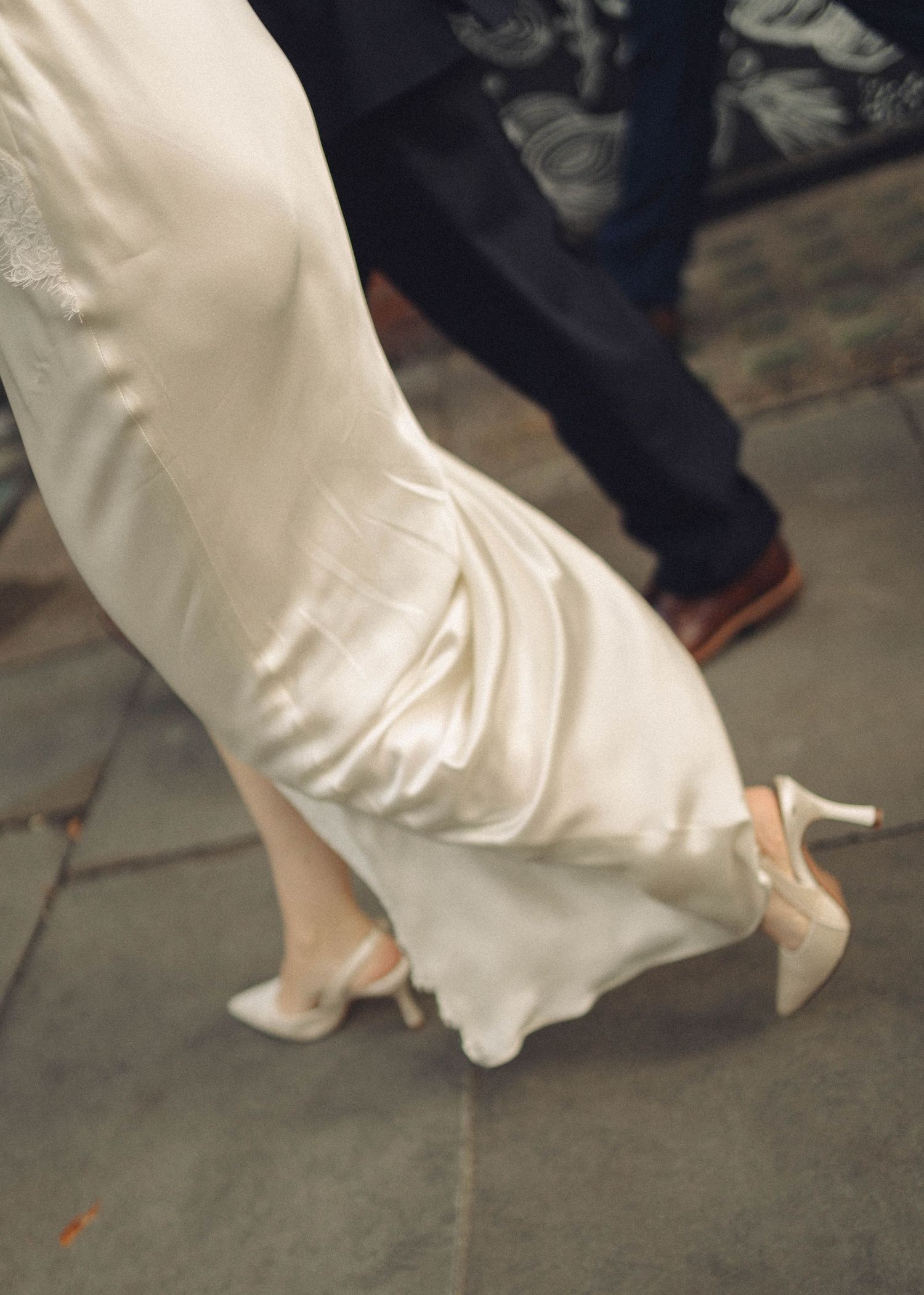 Wedding ceremony in Chelsea Town Hall, vintage wedding dress, wedding in pub