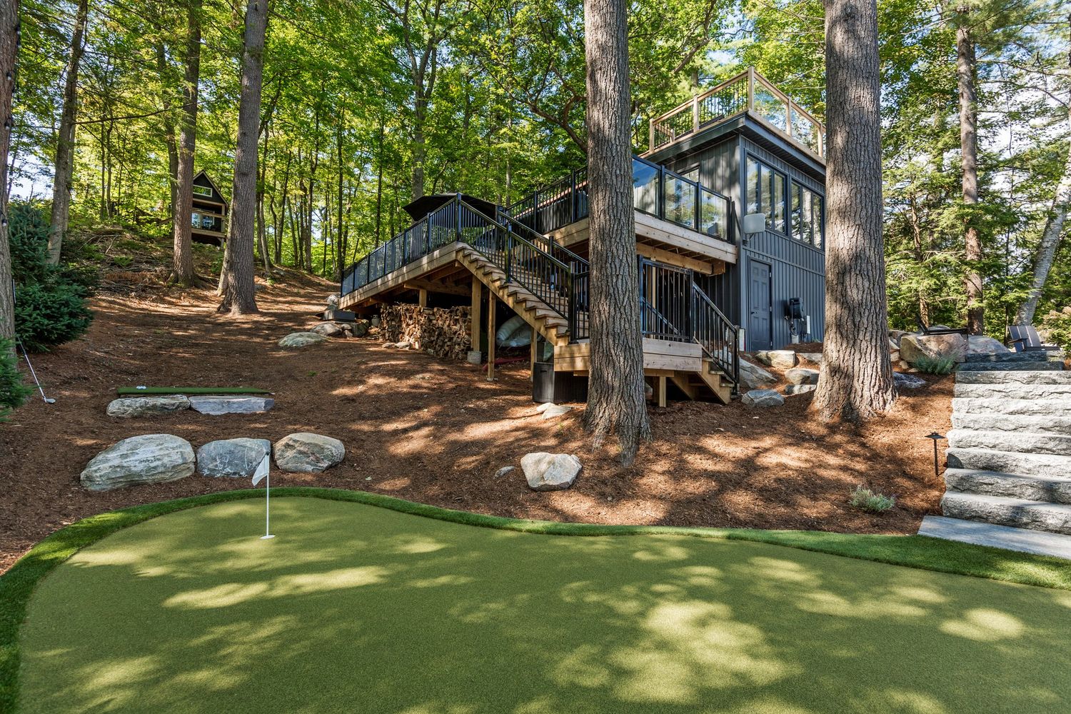 A photo of a cottage in Bala Ontario for a real estate listing in Muskoka photographed by Sarah Tennant