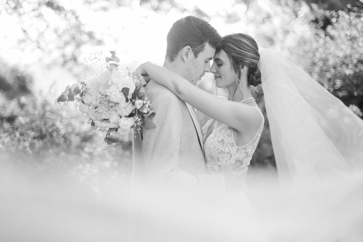 Romantic outdoor wedding in KZN