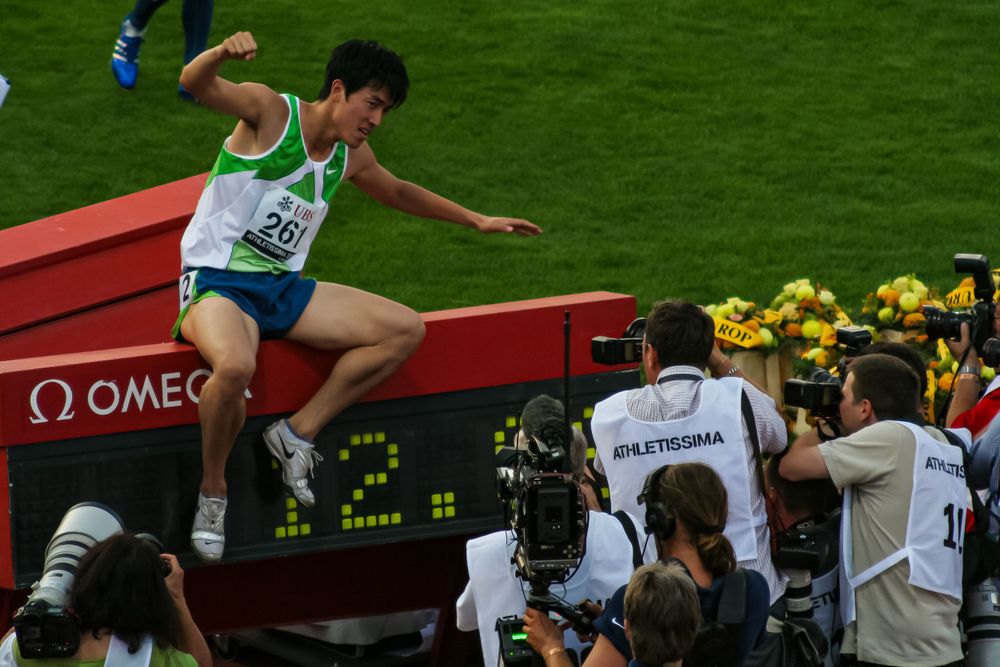 Athletissima 2006, Lausanne, Switzerland
Men 110m hurdles race record, Liu Xiang
Sandra DAENGELI, impacts.photo, @sdaengeli, @impacts.photo