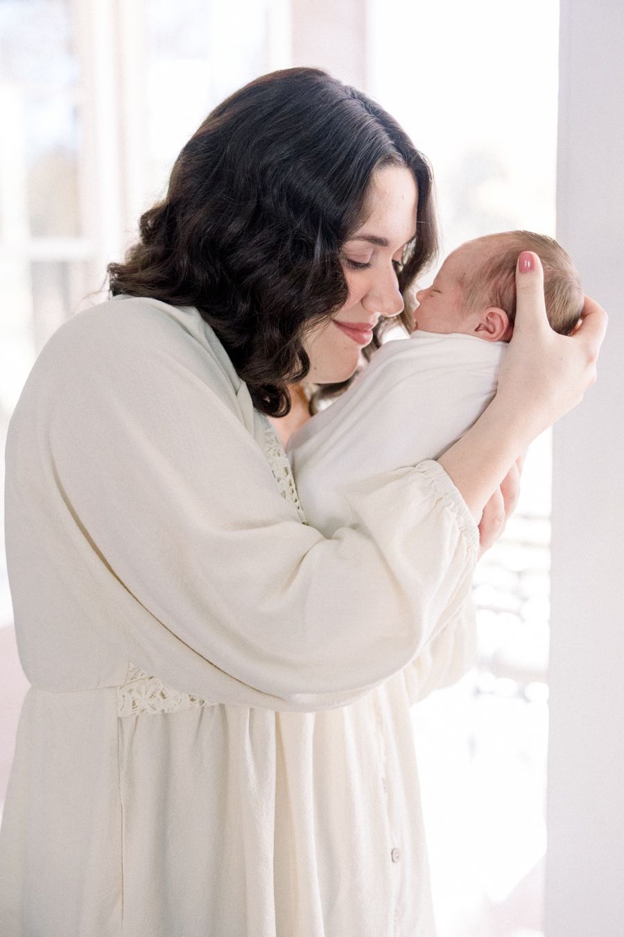 In-home newborn photography session in Augusta, Georgia