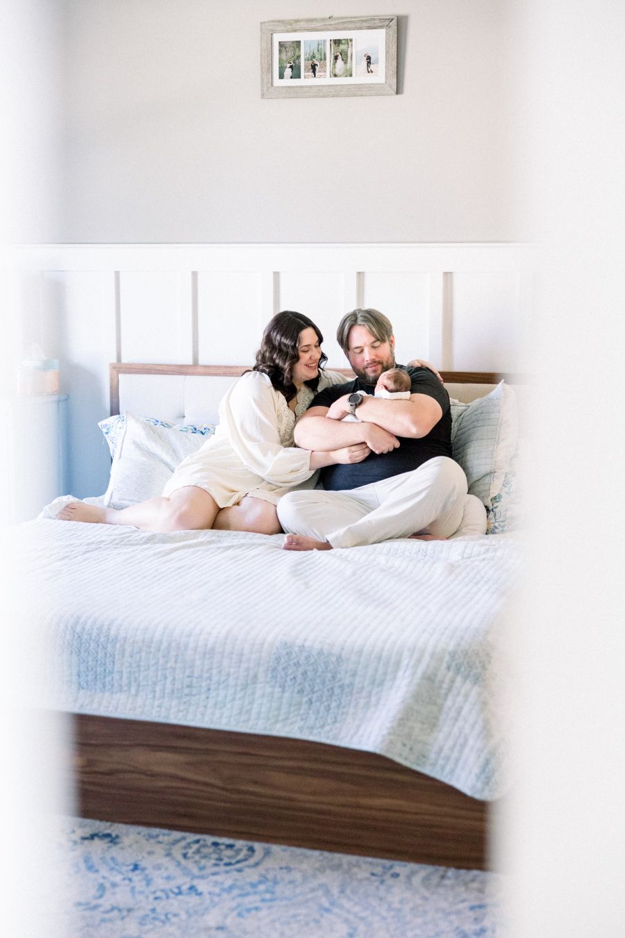 In-home newborn photography session in Augusta, Georgia