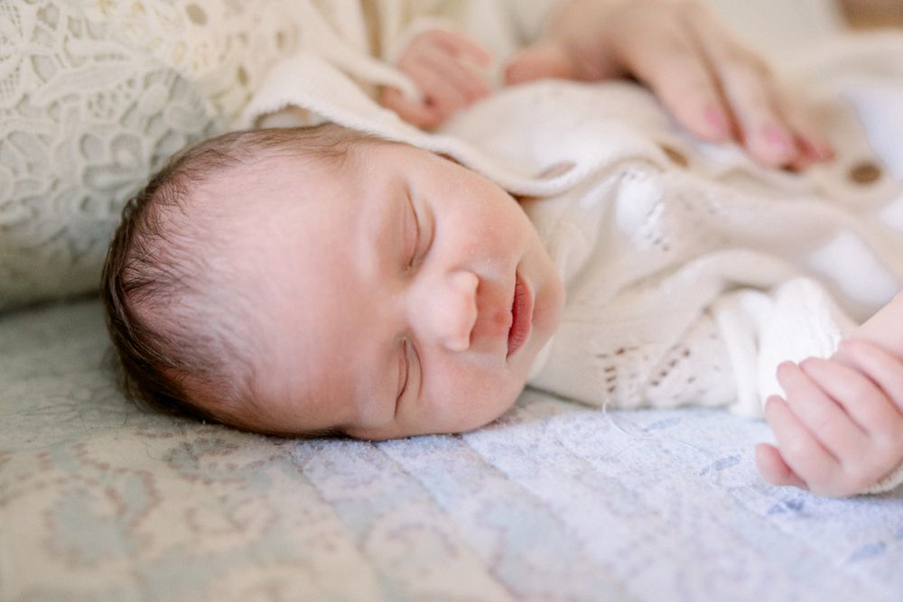 In-home newborn photography session in Augusta, Georgia
