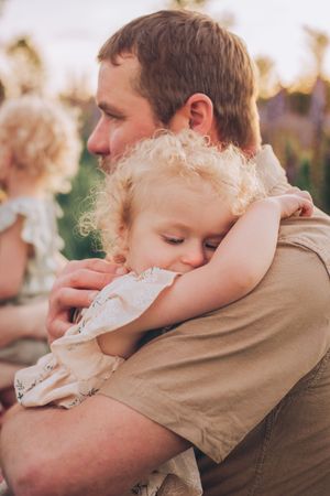Lupine Wildflower field photography session in Tacoma Washington Spring family photographer