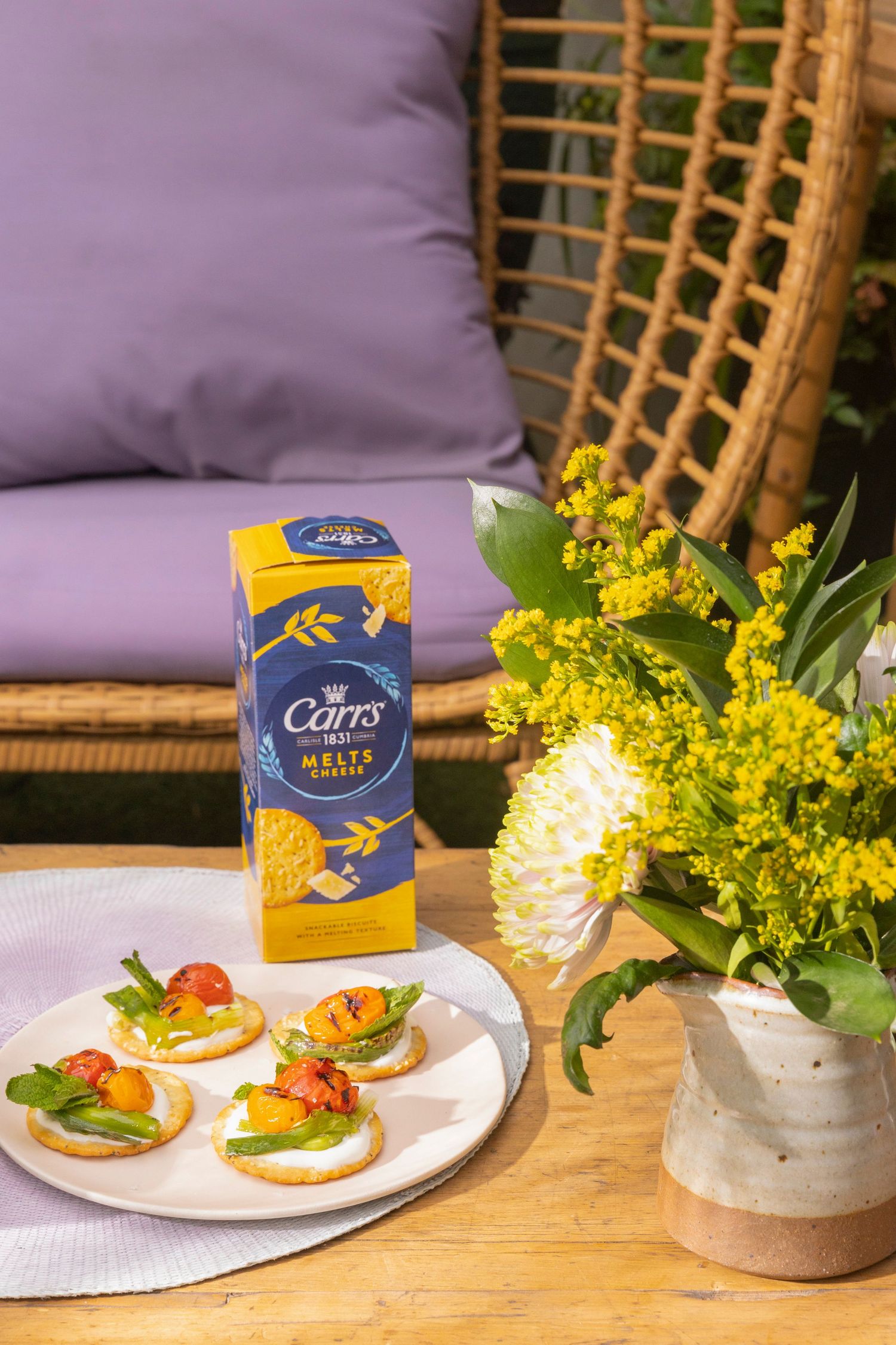 Carrs Crackers campaign photography by North Devon photographer Dean Chapple for Duck. Commercial lifestyle photographer in Braunton