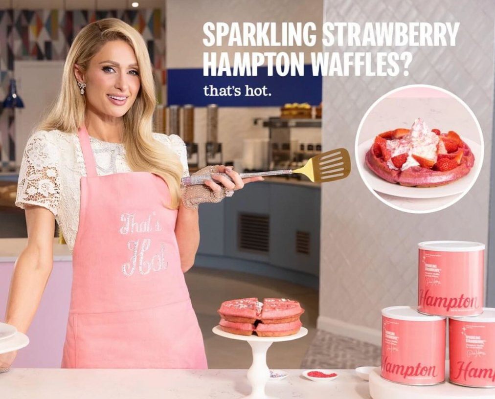 Paris Hilton for Hampton Inn. On-Set Stills Photographer for TV and Film Productions in Devon and the South West of England by Dean Chapple.