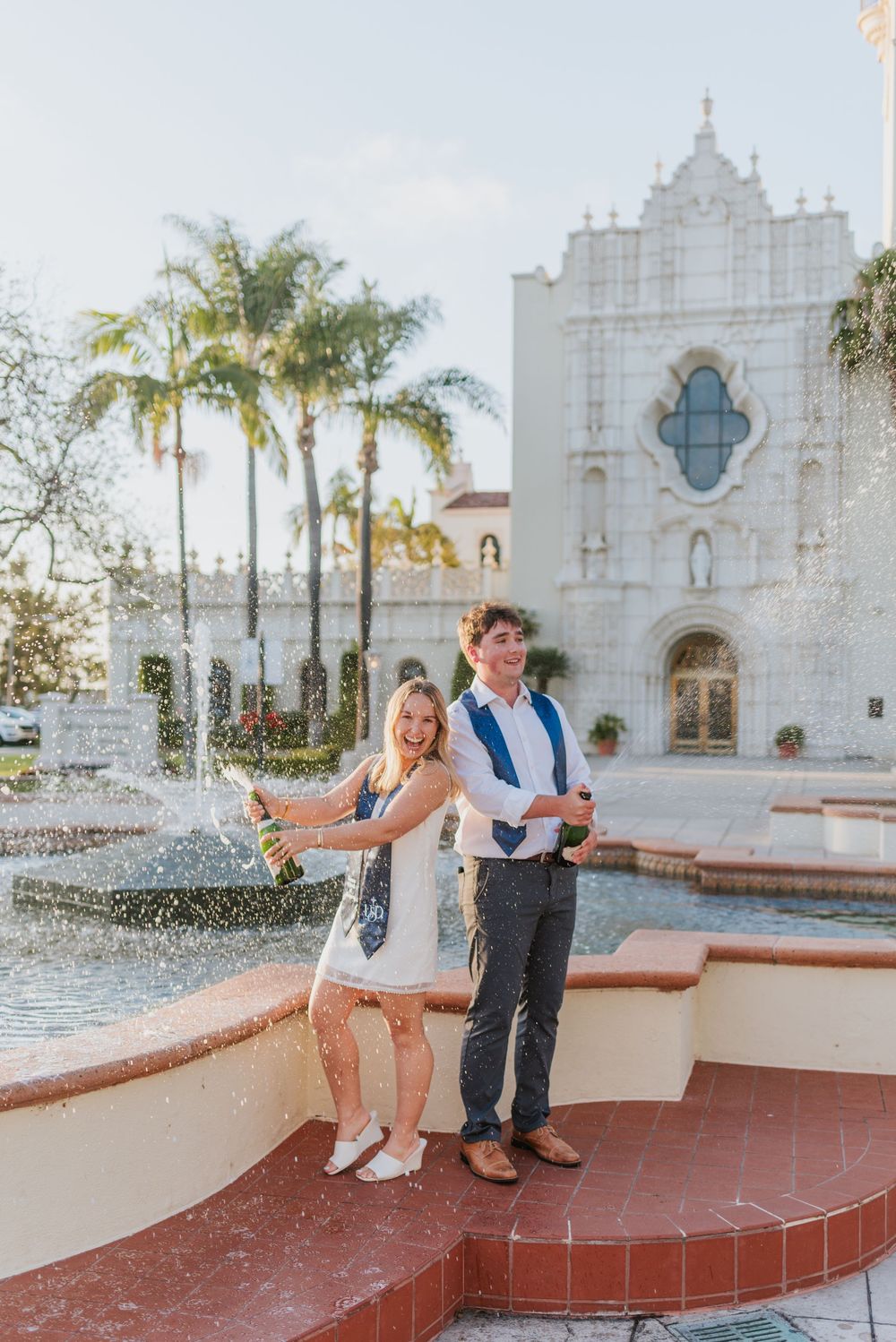 USD University of San Diego, Graduation Photos, Grad Photos, Golden Graduates, Anna Romani Photography