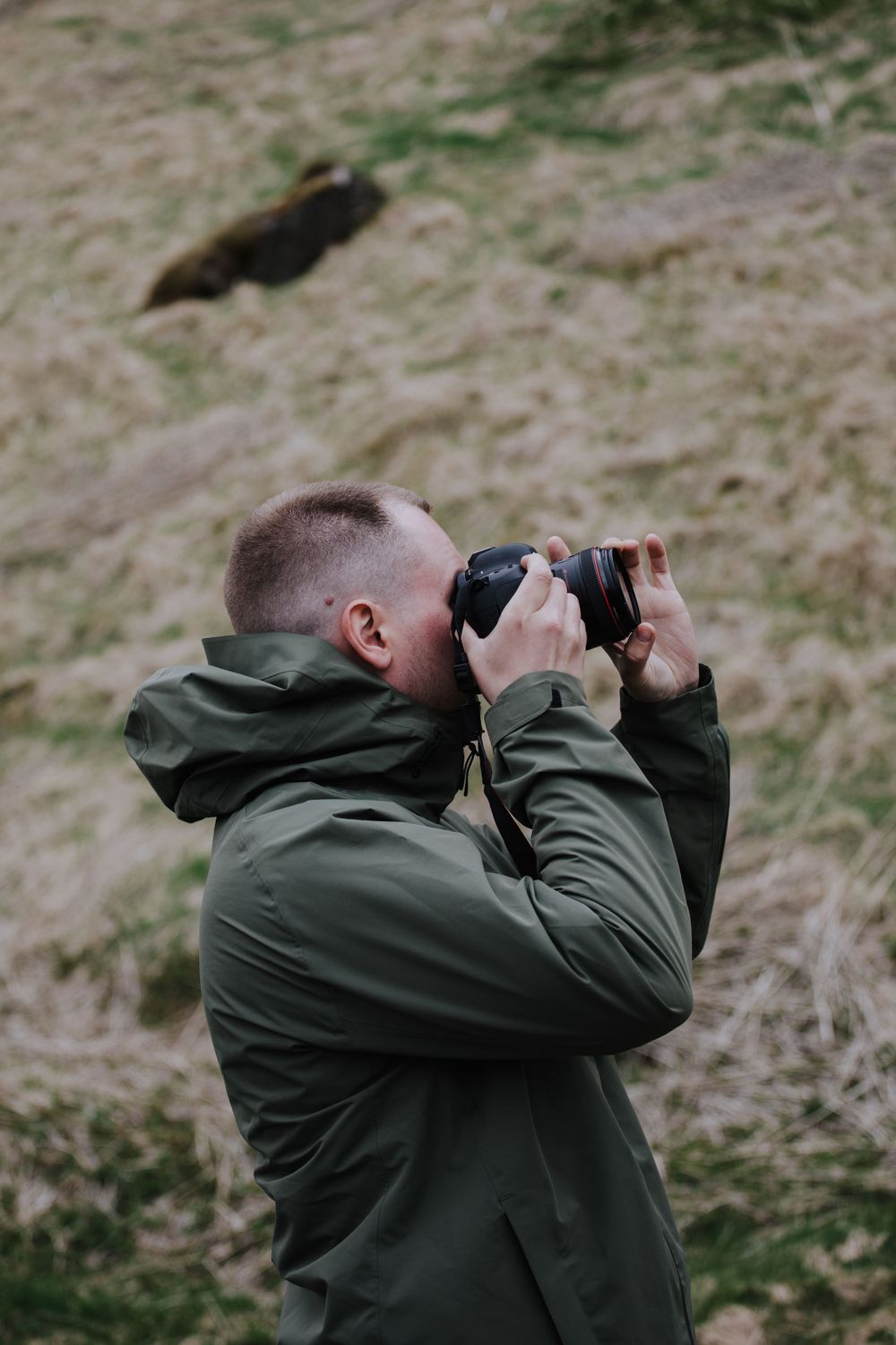 Island landskap kreativa porträtt fotograf