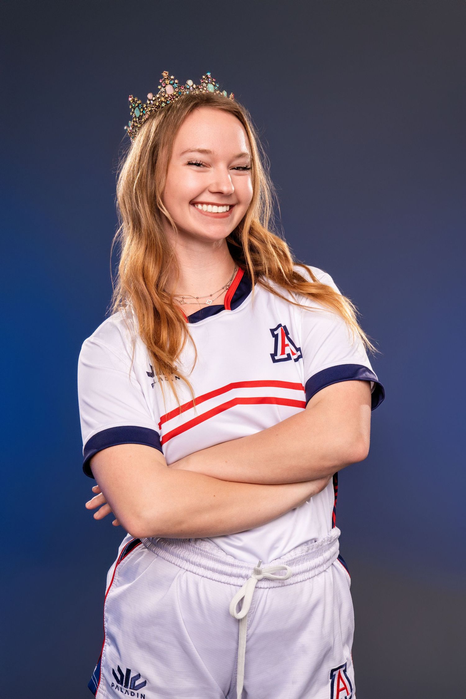 University of Arizona Rugby player at '25 media day in Tucson, Arizona. Professional sports portrait by Patrick Mulligan from Studio Create.