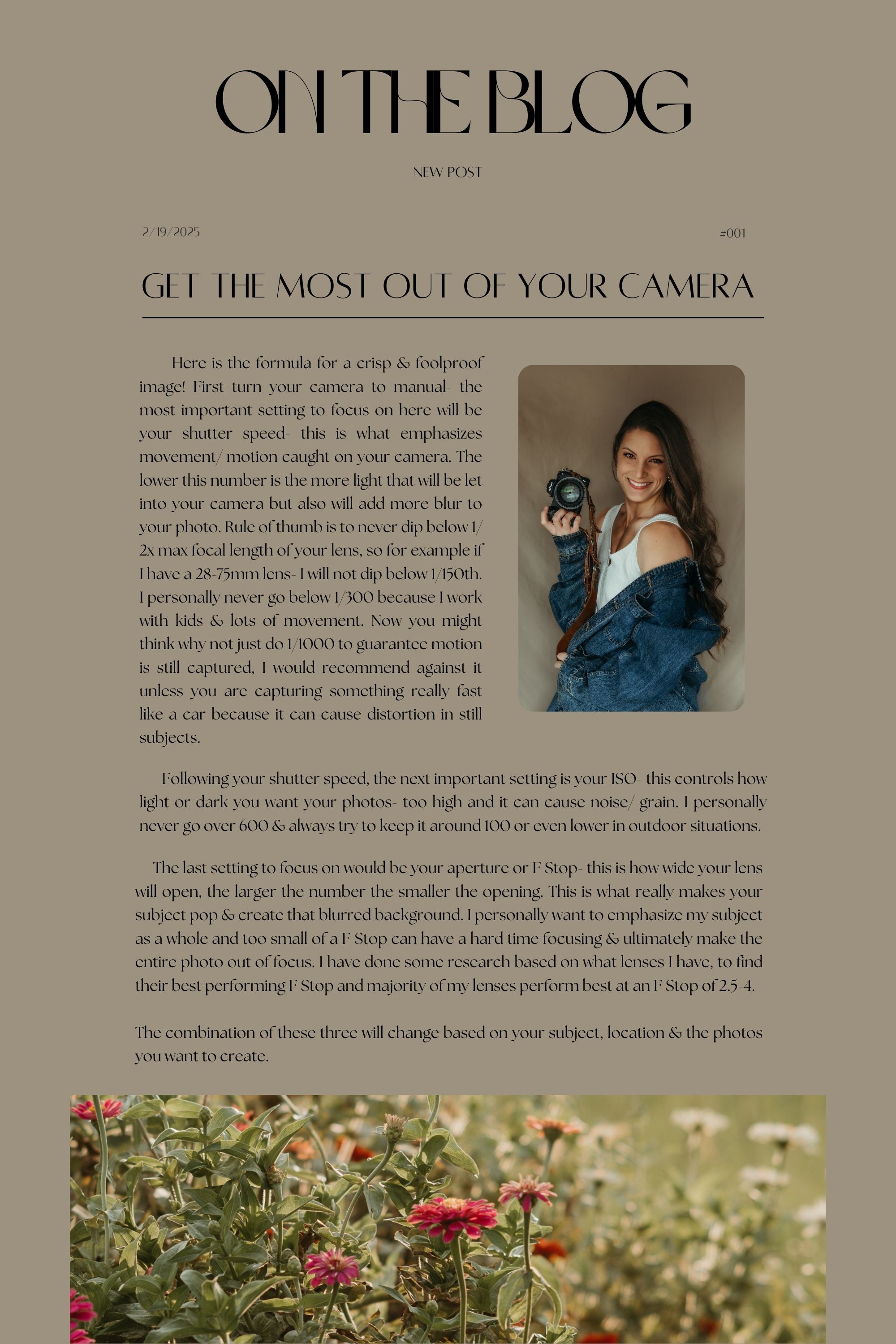 How to achieve sharp images