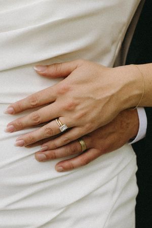 couple wedding rings