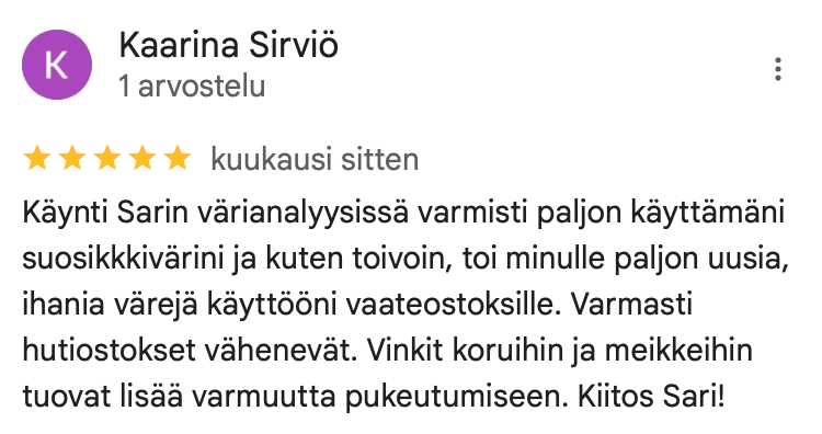 Paras Värianalyysi Helsinki