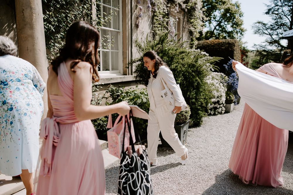 bride arriving
