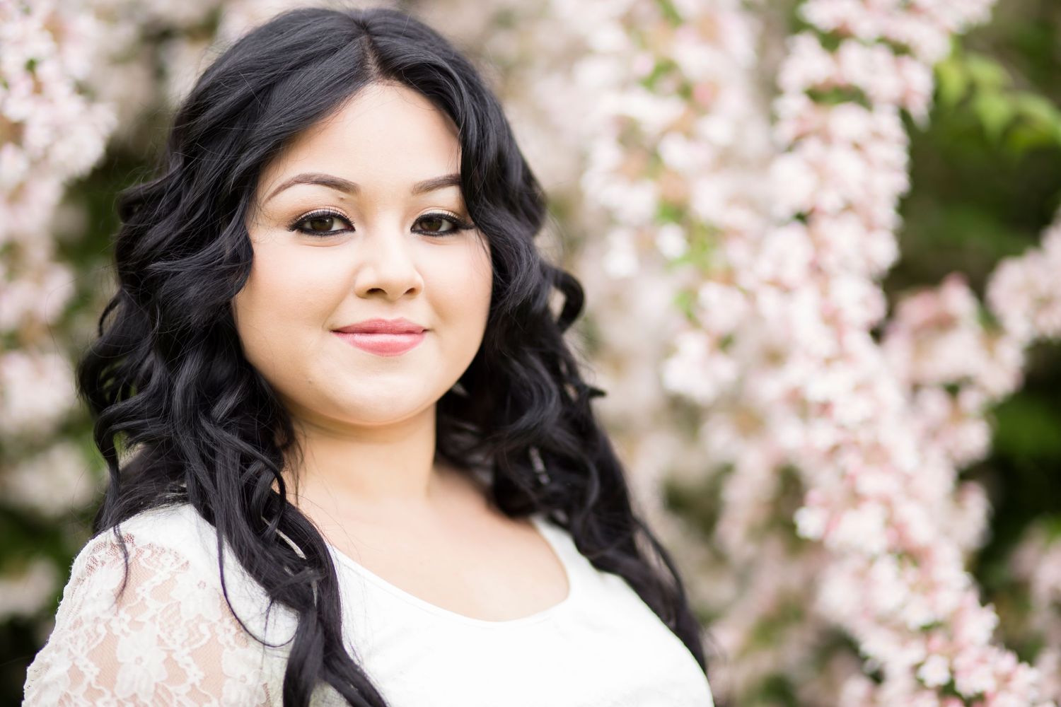 spring blossoms senior pictures international peace gardens salt lake city utah