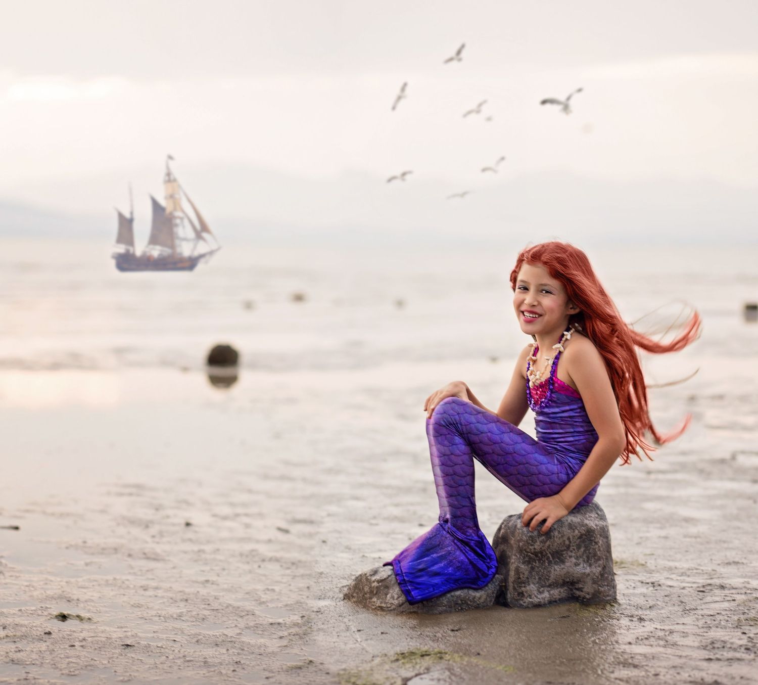 little mermaid pirate ship utah lake photography