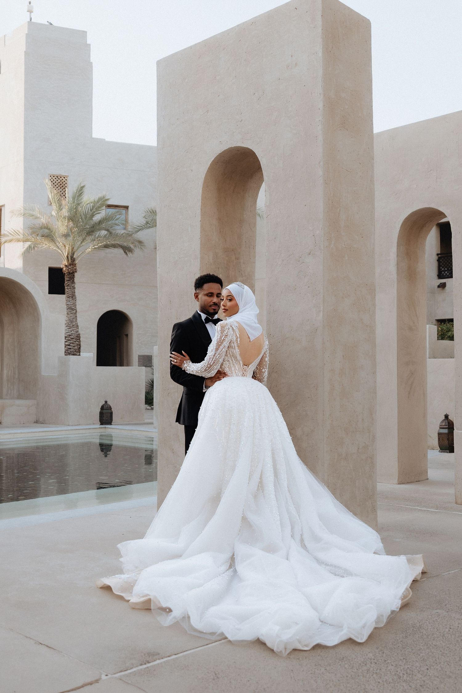 Pre-wedding photoshoot in Dubai – couple portrait