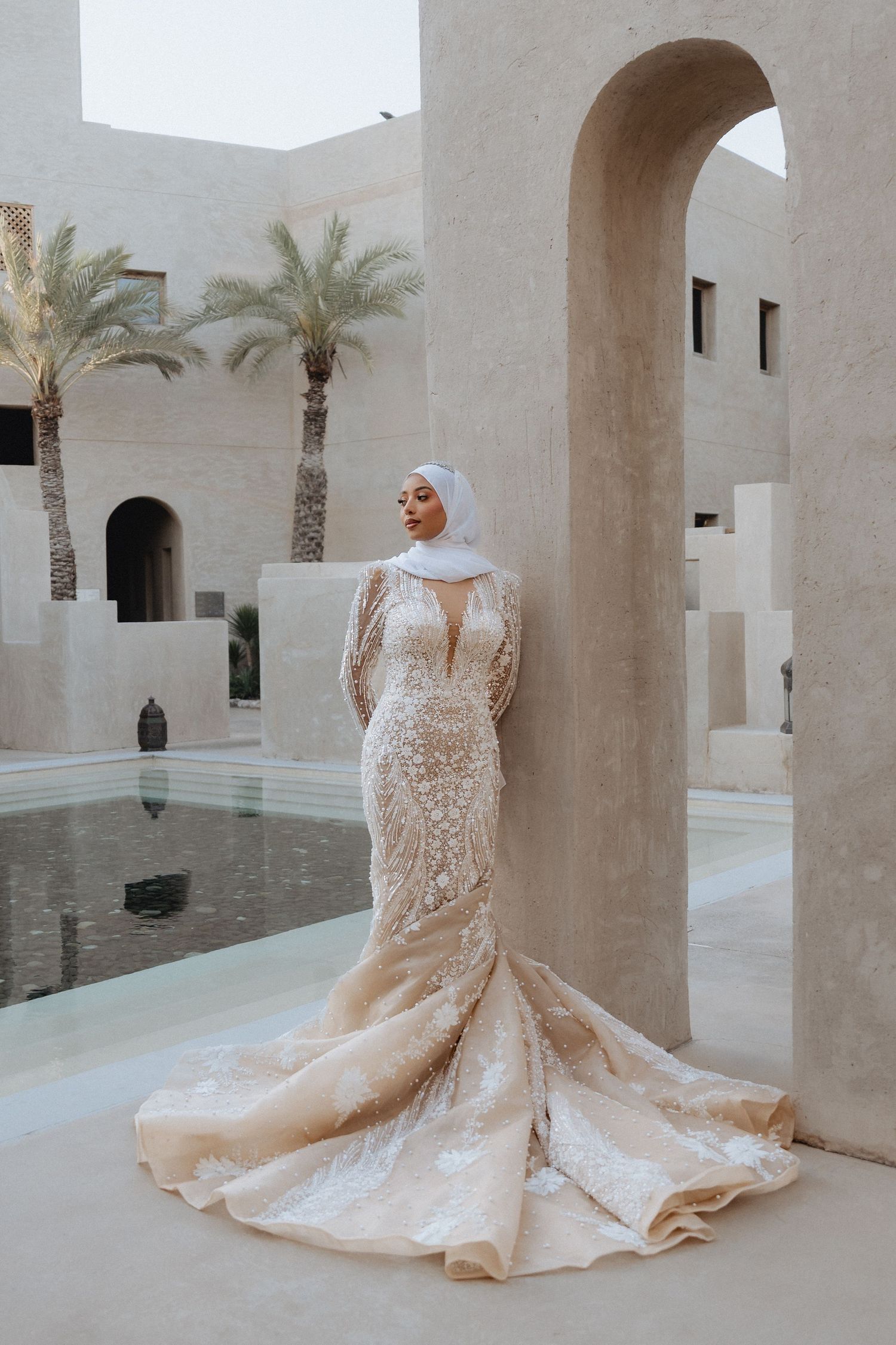 Pre-wedding photoshoot in Dubai – couple portrait