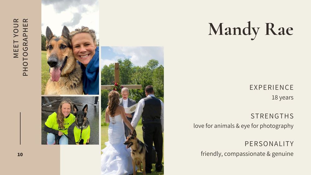 A collage of outdoor wedding photos showing couples and guests celebrating in a natural garden setting.