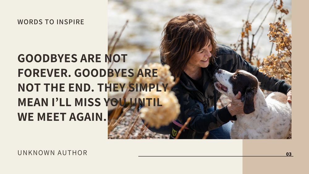 A minimalist banner design with inspirational quotes about goodbyes and reunions in elegant typography.