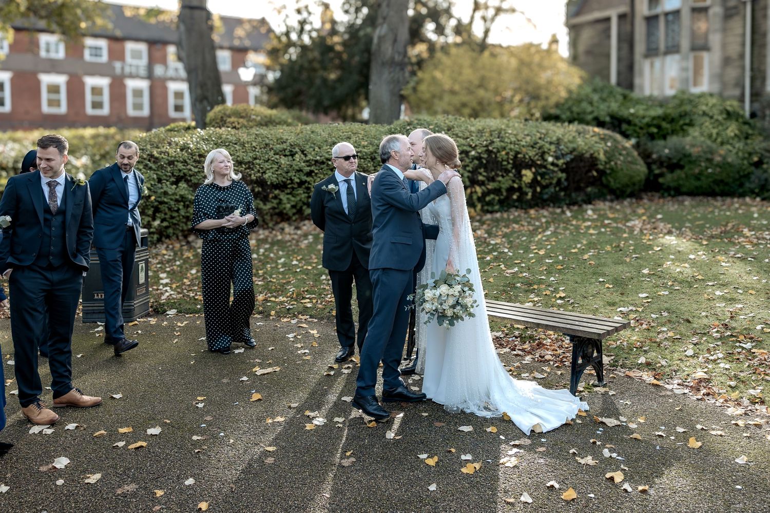 Unobtrusive documentary wedding photographer at Gilstrap Registry Office.