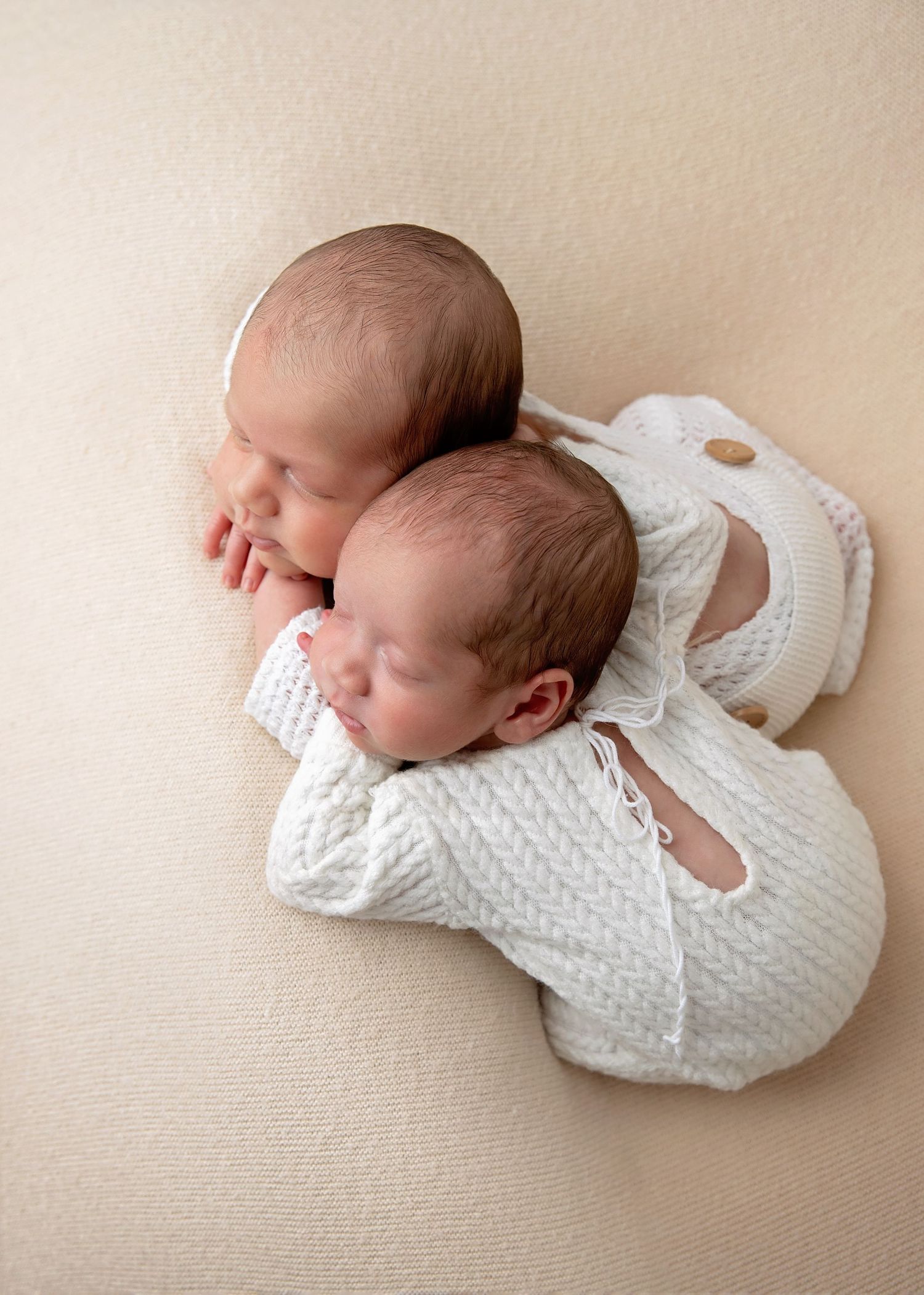 twin newborn session