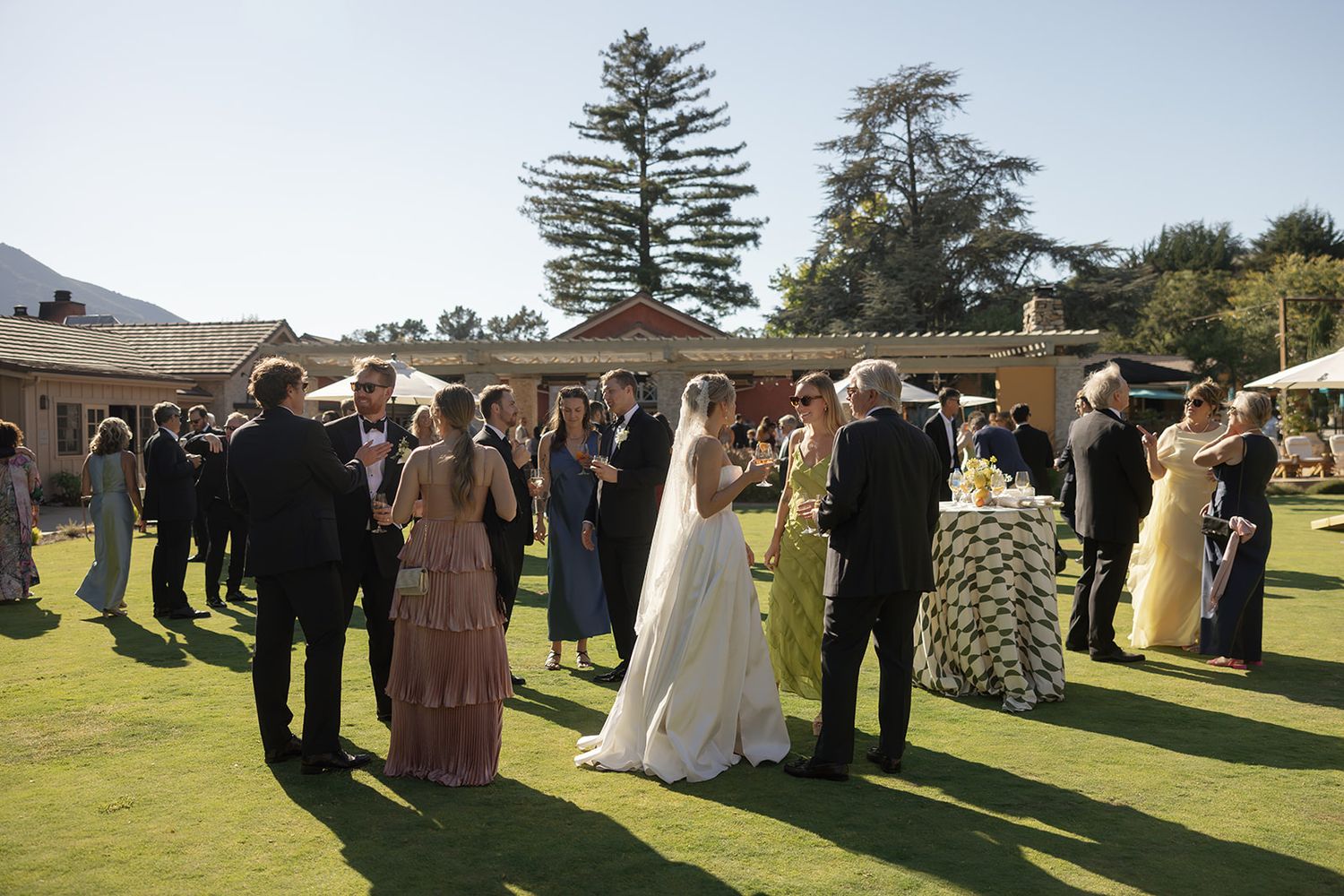 Cocktail hour at Bernardus Lodge in Carmel Valley