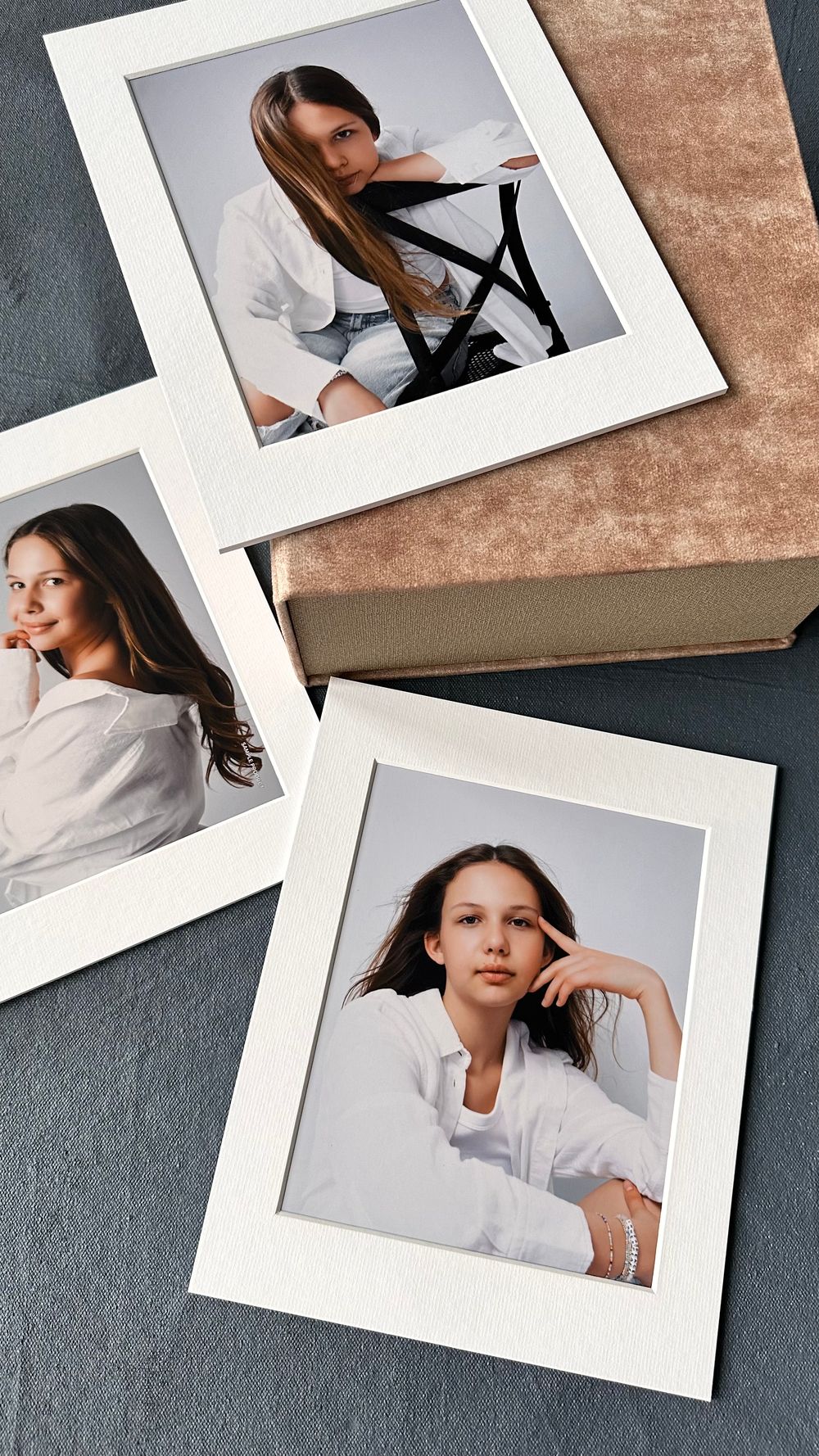 Fine art portrait folio box luxury presentation
