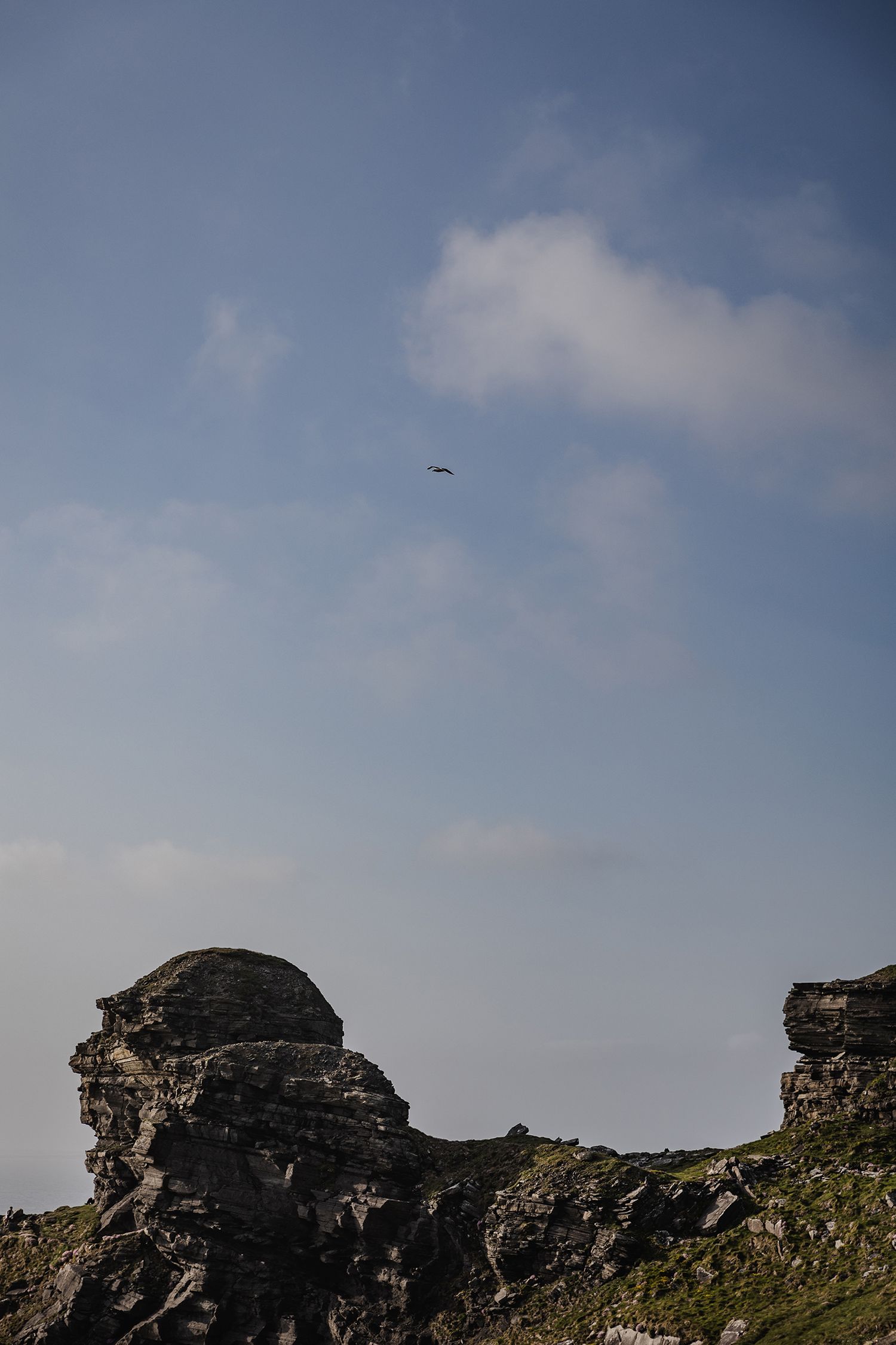 sunset elopement at Hags Head Cliffs of Moher