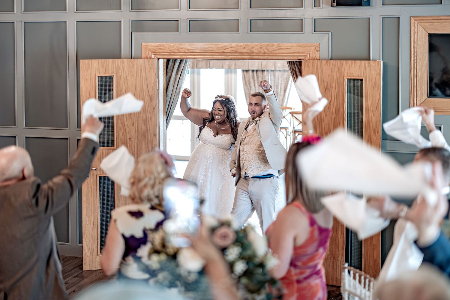 Documentary couple moments at a Yorkshire wedding venue.
