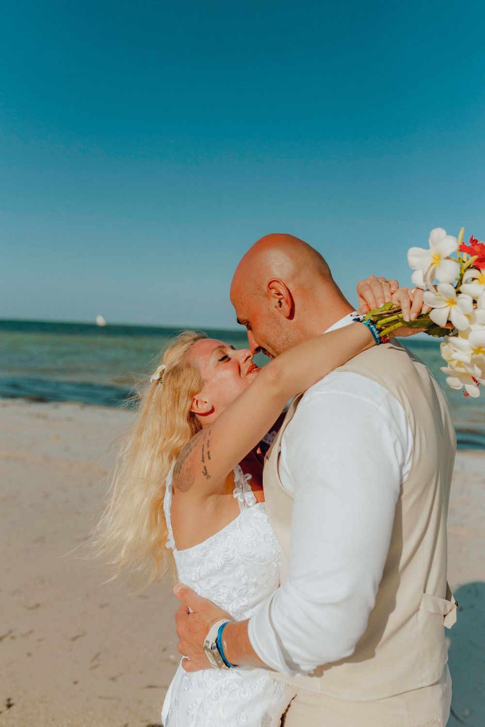 Surprise proposal captured on Nungwi Beach