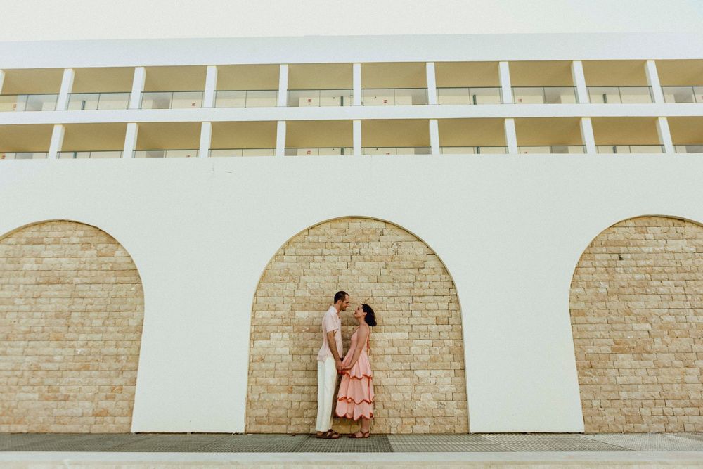 Zanzibar engagement photoshoot by the ocean