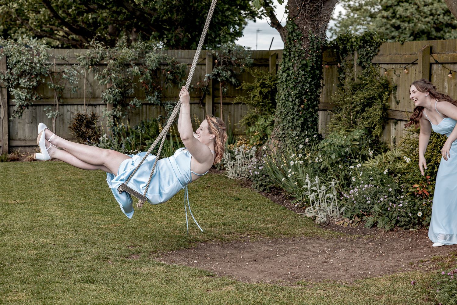 Fun moments captured naturally during a wedding day.