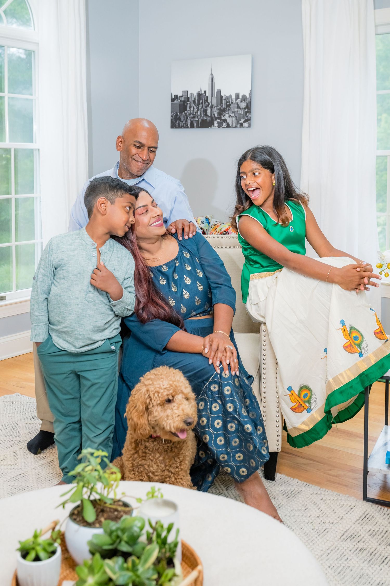 Candid family photography on the Westport shoreline