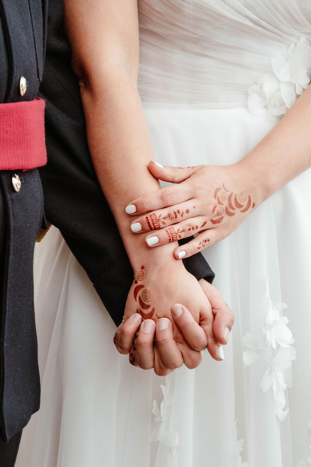 Syrencot House wedding venue Wiltshire Georgian manor holding hands at the alter