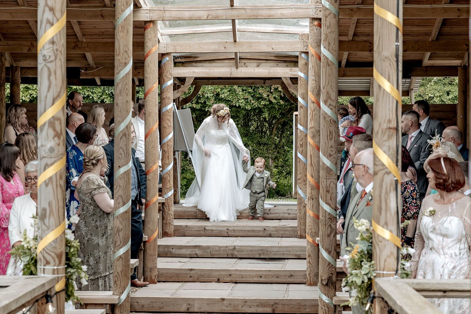 Natural ceremony moment documentary wedding photography.