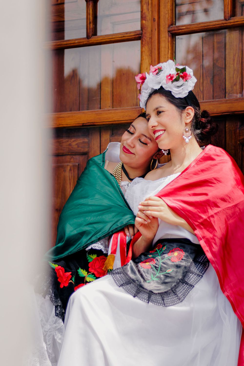 Sesión de fotos con temática de Folklore con motivo del 15 de Septiembre en Coyoacán, Ciudad de México