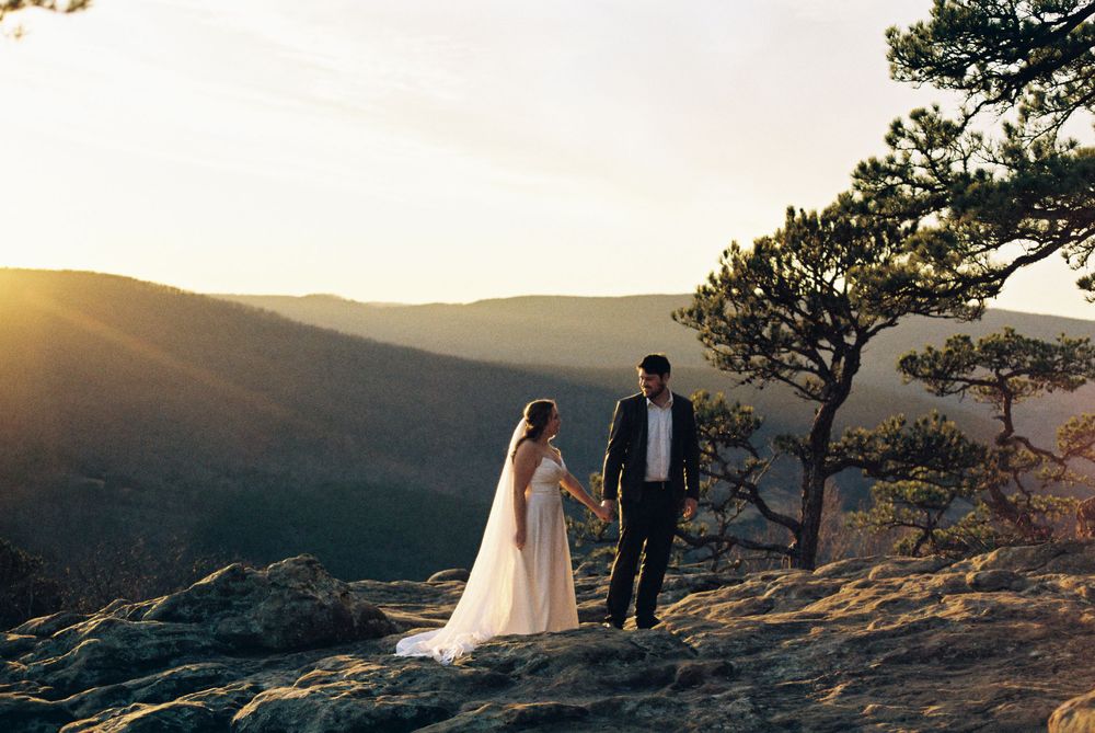 arkansas elopement on 35mm film