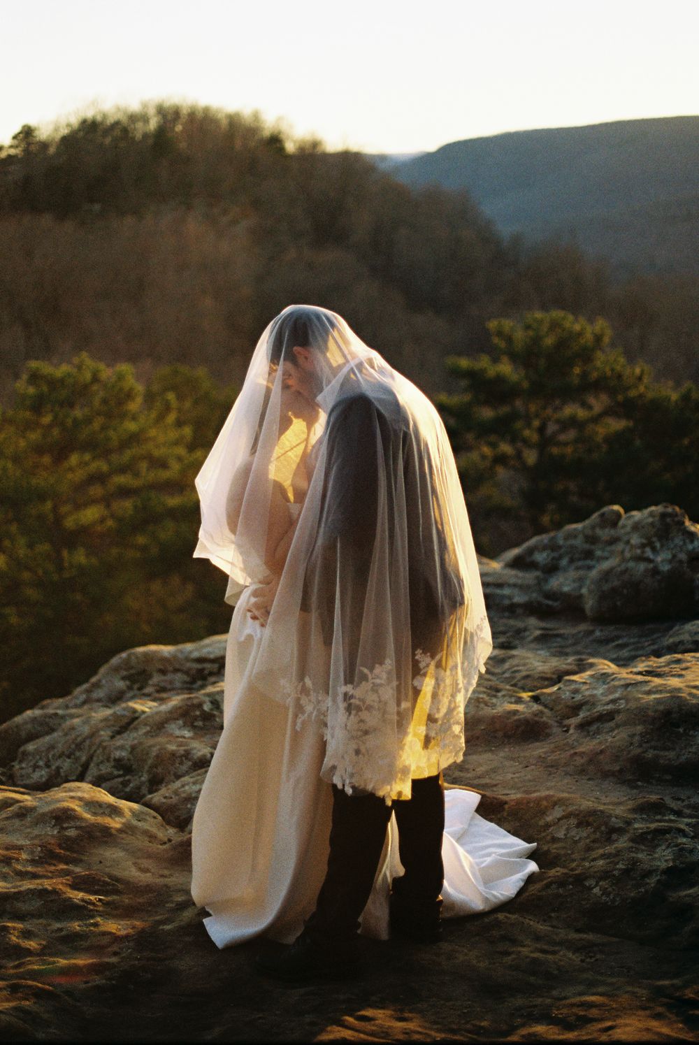 buffalo river elopement on 35mm film