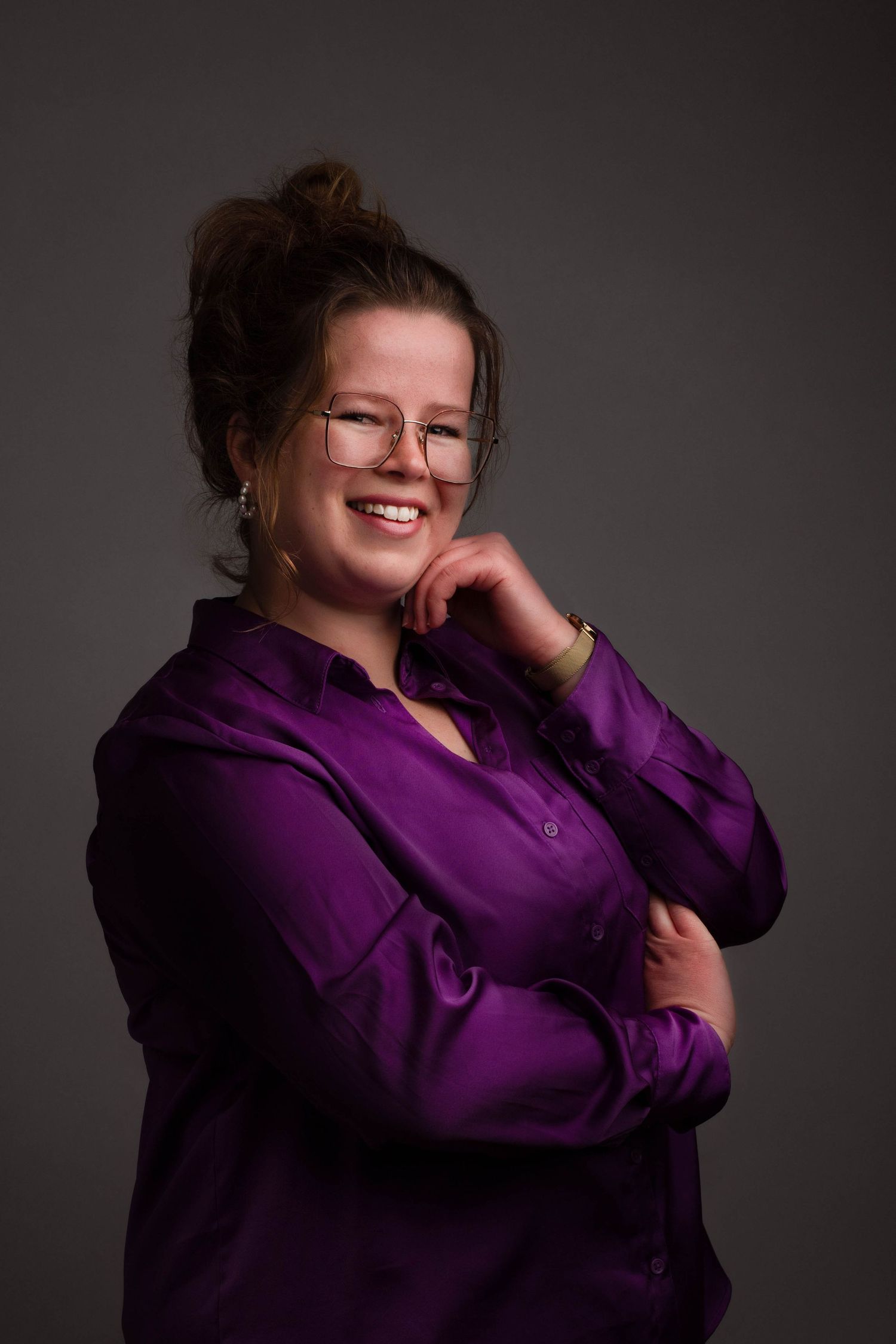 zakelijke portretfoto personeel in studio, Goes