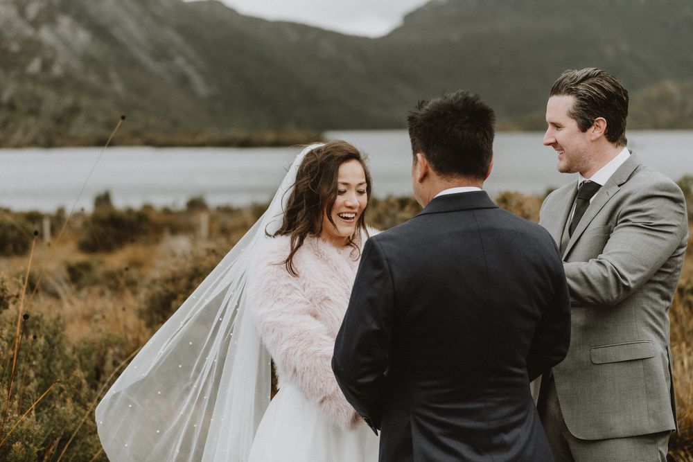 Cradle Mountain Elopement in Tasmania captured by Joss Jensen Photography